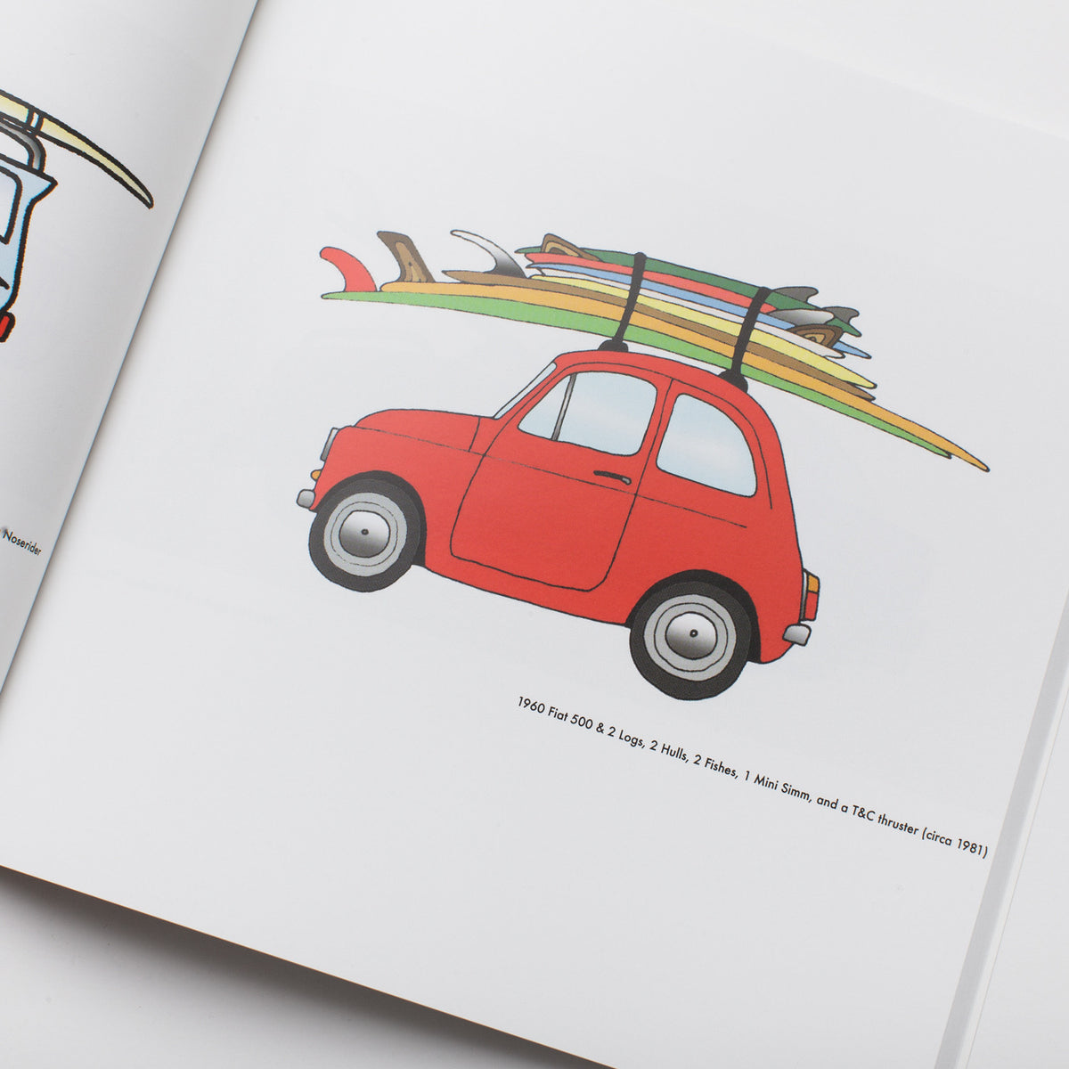 Rad Cars with Rad Surfboards on Them