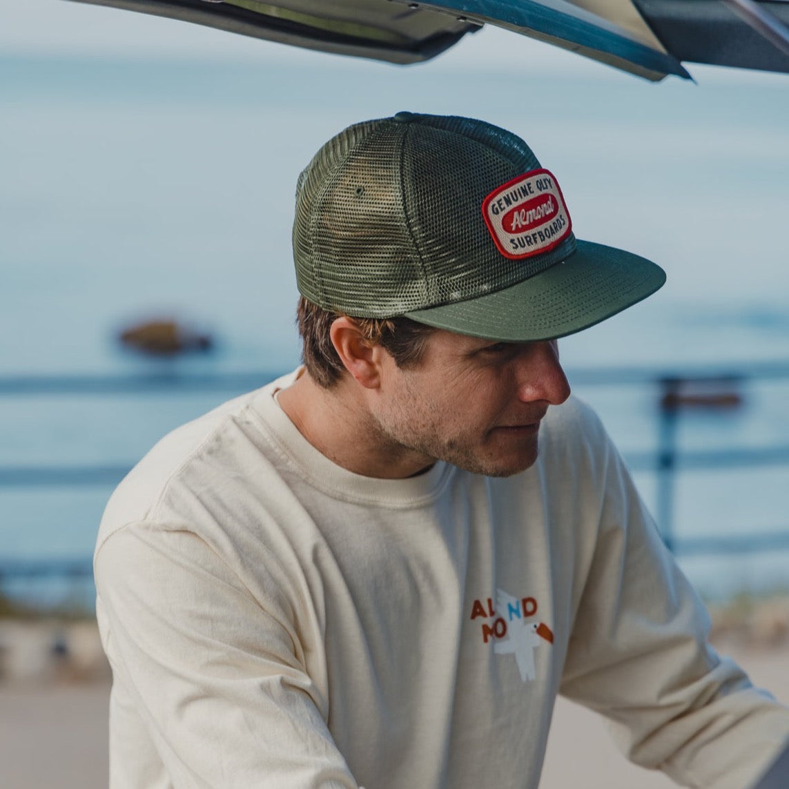 Genuine Mesh Trucker | Army Green