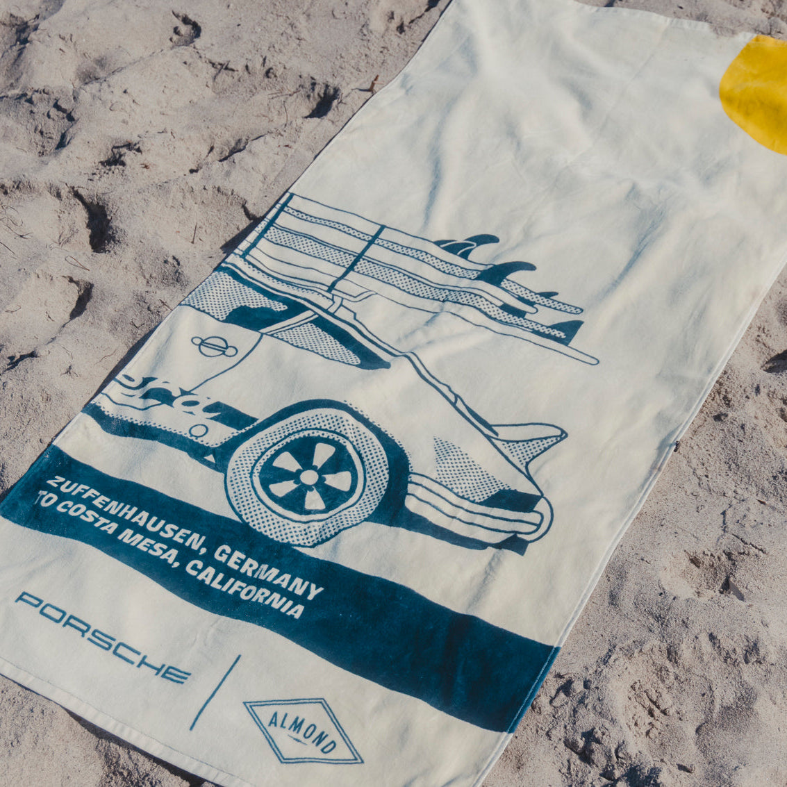 Porsche x Almond Beach Towel