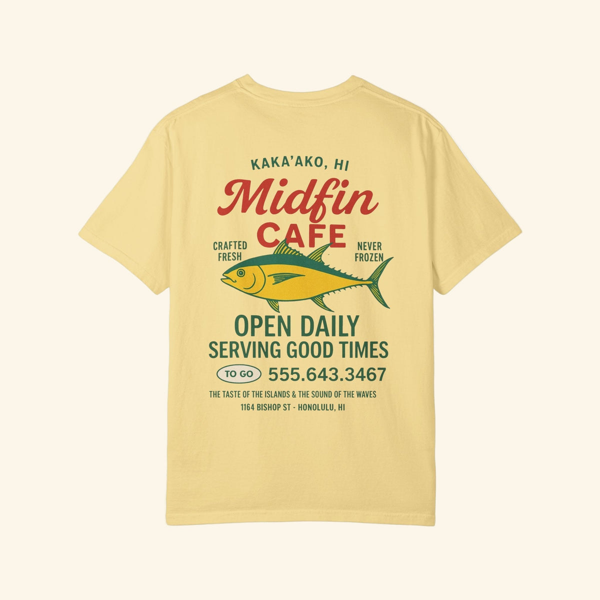 Midfin Café Tee