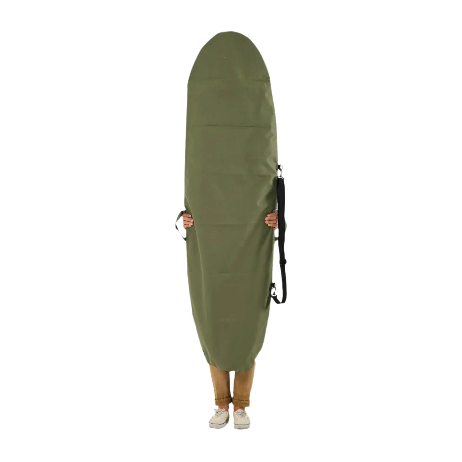 FARO Adjustable Canvas Surfboard Bag (olive color)