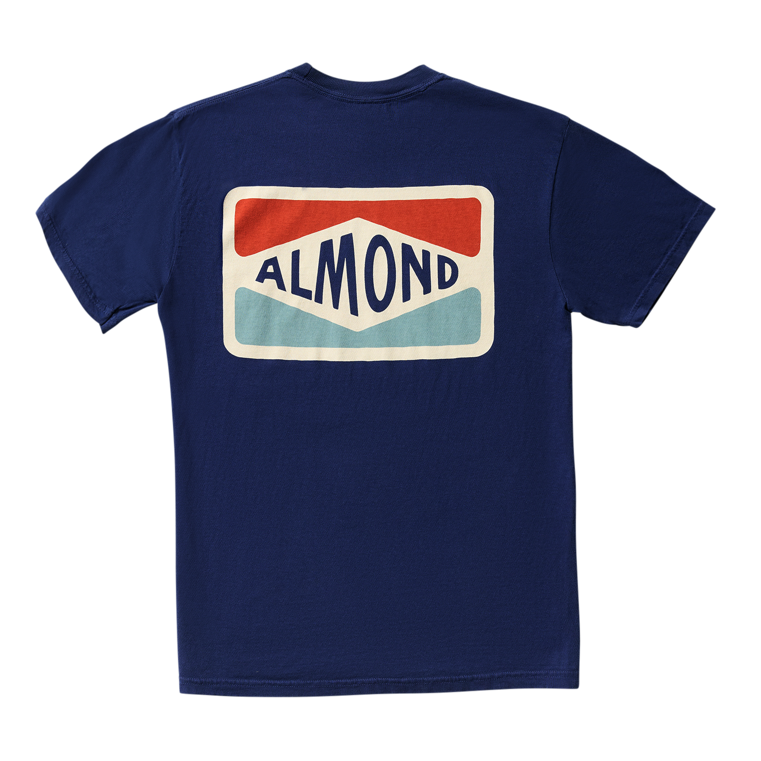 Almond Fin Box Tee | Navy