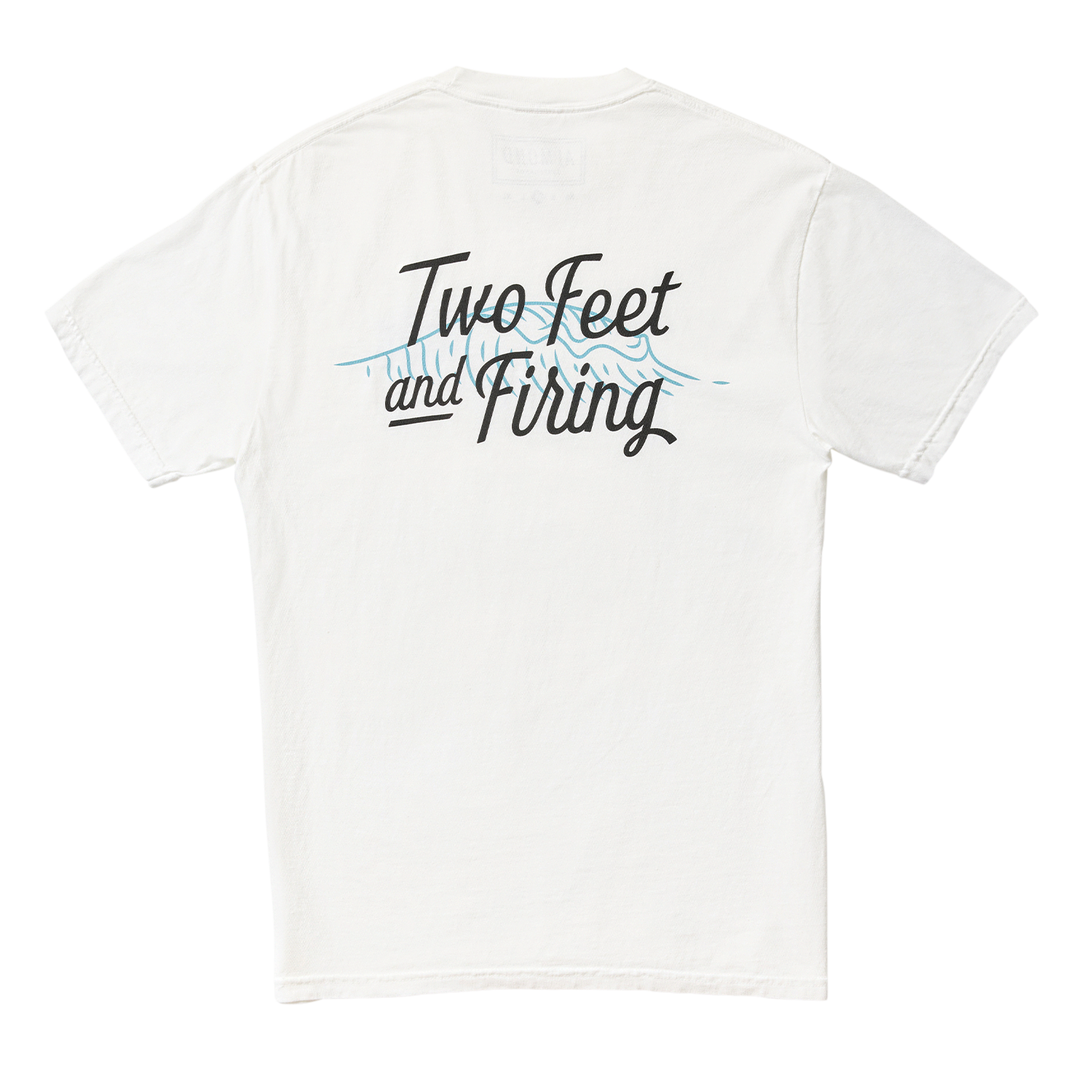 Two Feet & Firing Tee | White