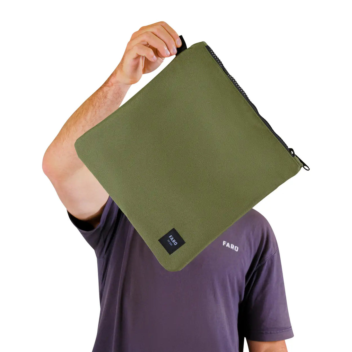 FARO Surfboard Fin Wallet Fin Case (olive color)
