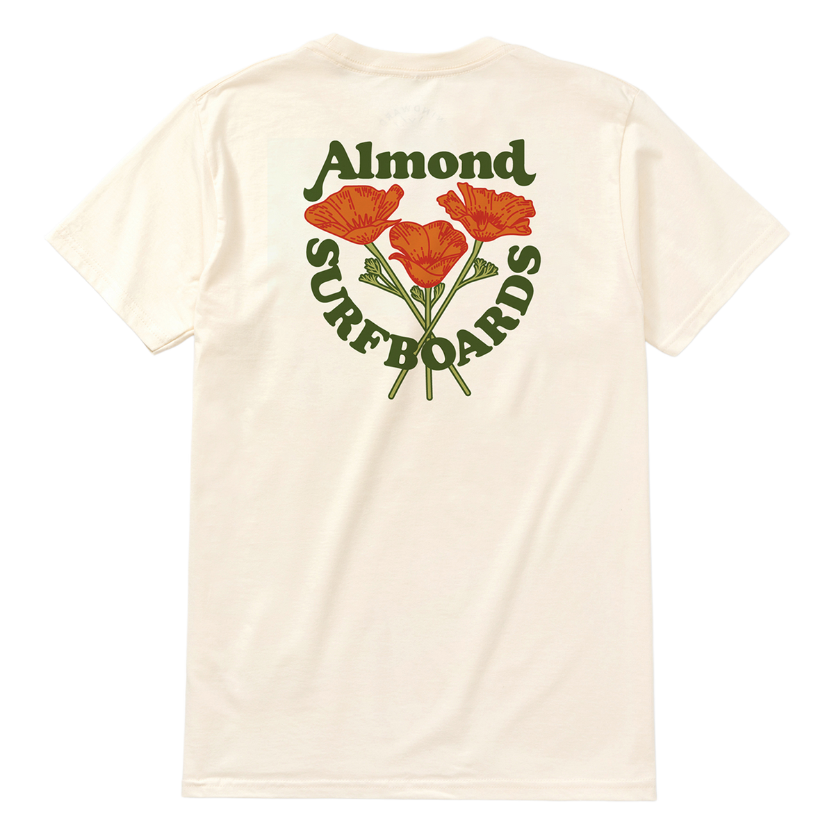 CA Poppy Tee | Natural