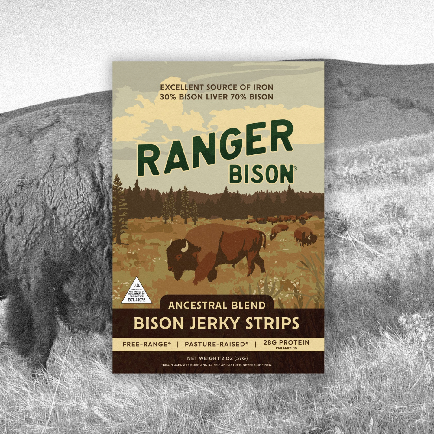 Ancestral Blend Bison Jerky (2 oz)