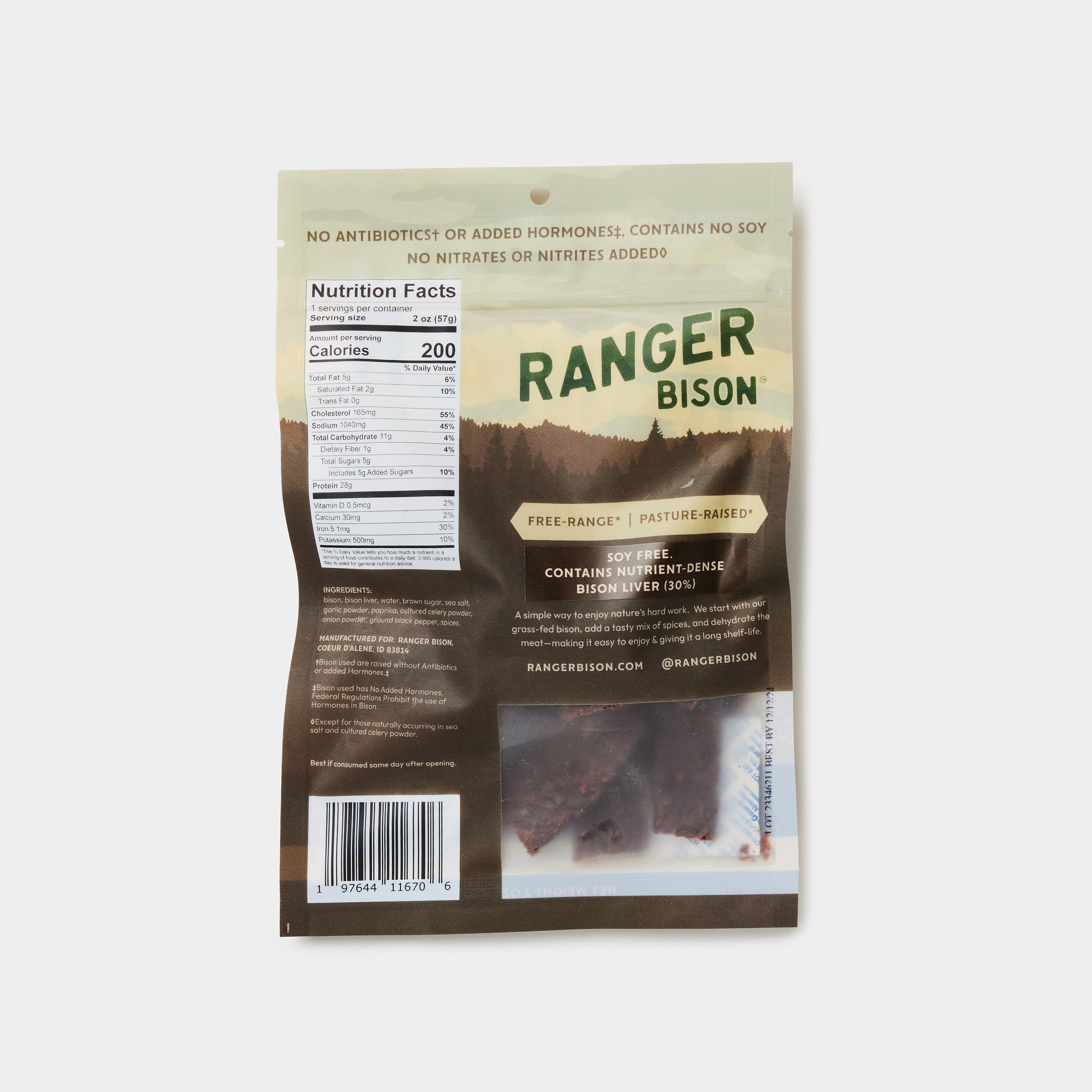 Ancestral Blend Bison Jerky (2 oz)