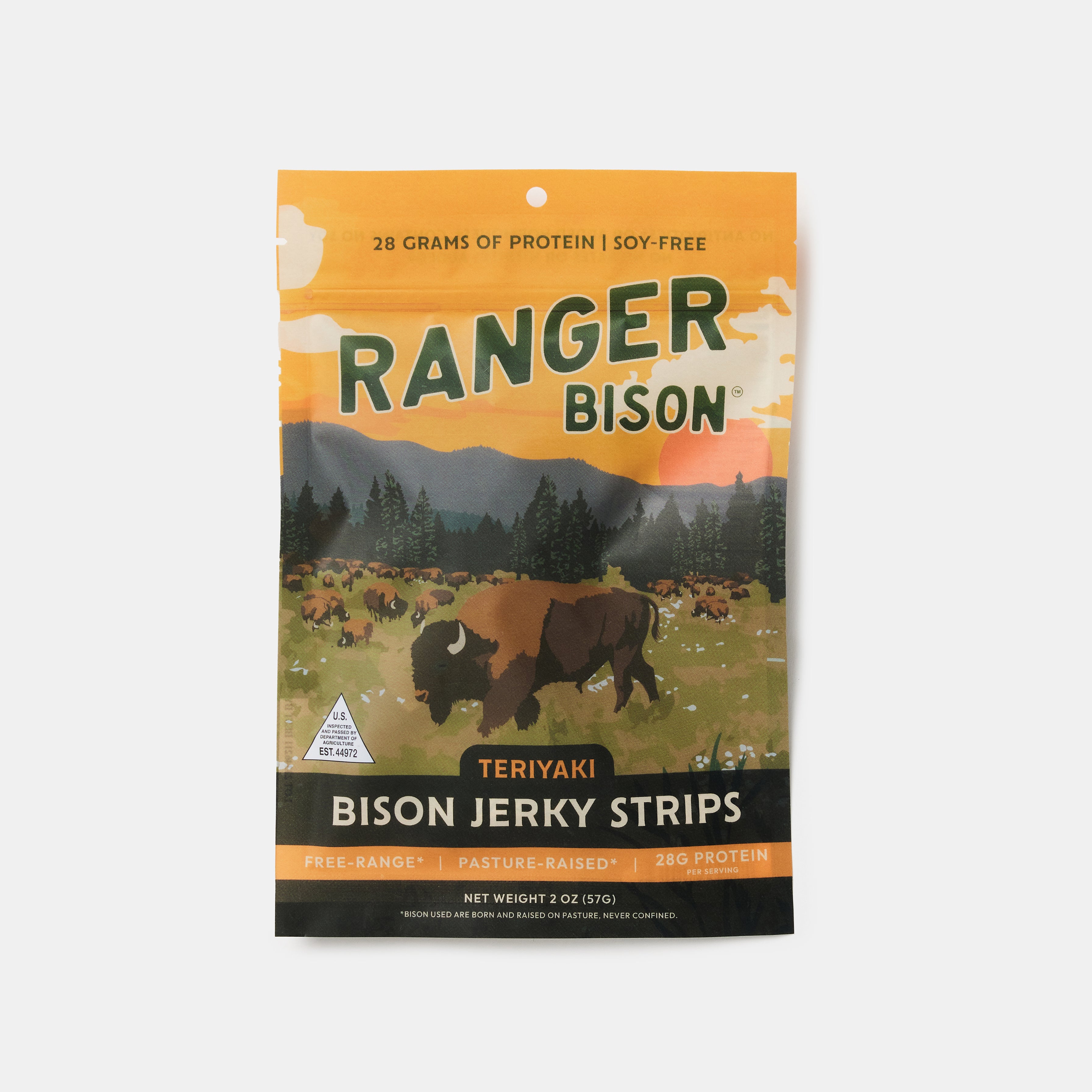 Teriyaki Bison Jerky (2 oz)