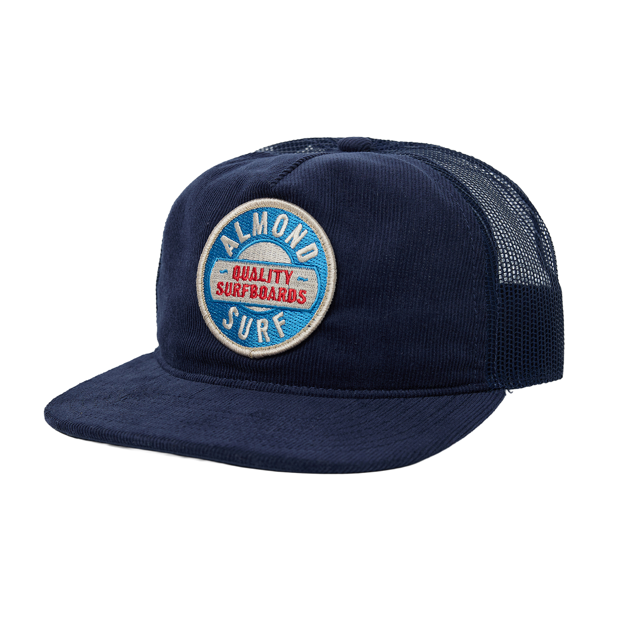 Surf Badge Hat | Navy Cord Trucker