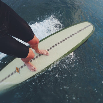 Person on a surfboard in the water