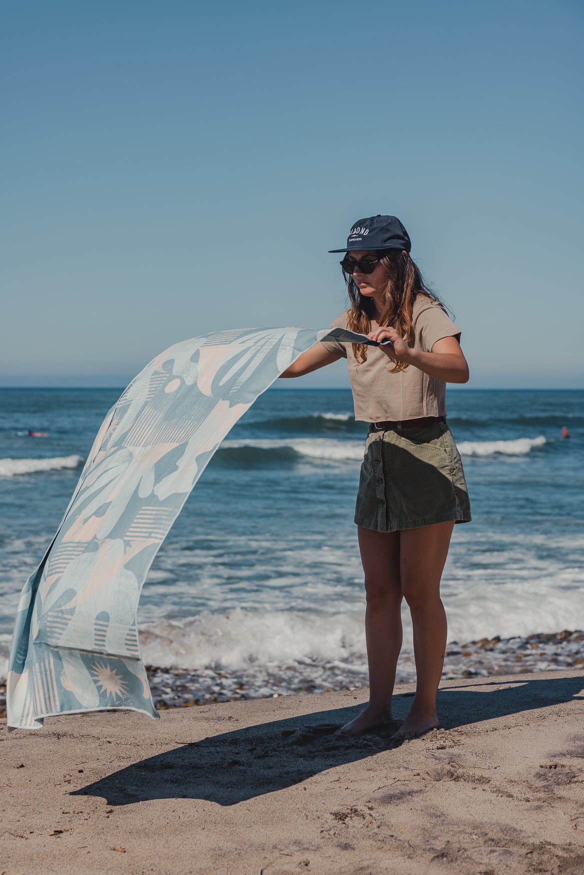 Almond x Slowtide Quick-Dry Towel | Bright Days Ahead